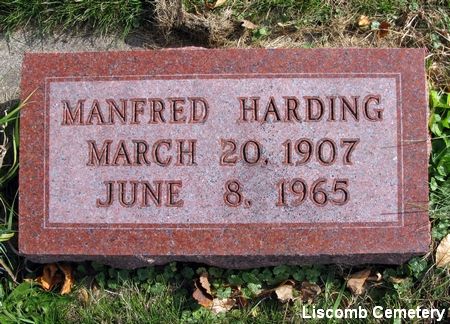 HARDING, MANFRED - Marshall County, Iowa | MANFRED HARDING 