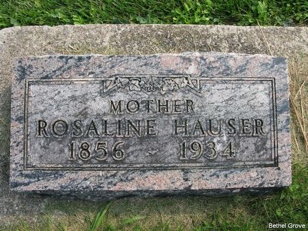 MEYERS HAUSER, ROSALINE - Marshall County, Iowa | ROSALINE MEYERS HAUSER 
