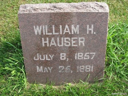 HAUSER, WILLIAM H. - Marshall County, Iowa | WILLIAM H. HAUSER 