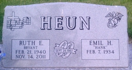 BRYANT HEUN, RUTH ELAINE - Marshall County, Iowa | RUTH ELAINE BRYANT HEUN 