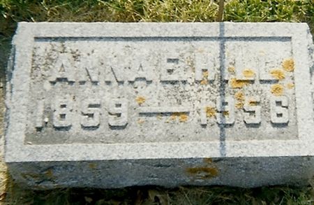 HILL, ANNA E. - Marshall County, Iowa | ANNA E. HILL 