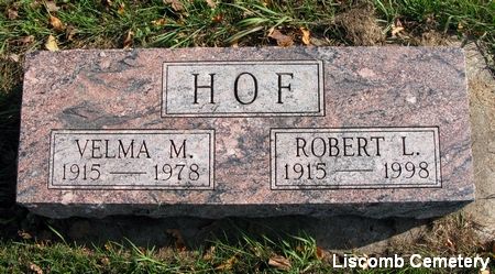 HOF, ROBERT L. - Marshall County, Iowa | ROBERT L. HOF 
