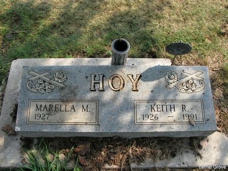 HOY, MARELLA M. - Marshall County, Iowa | MARELLA M. HOY 