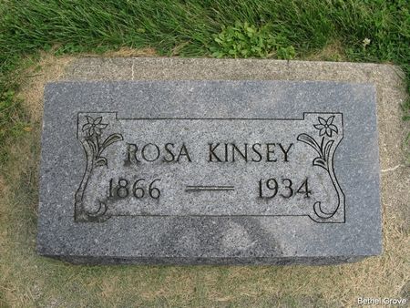 ARNEY KINSEY, ROSETTA - Marshall County, Iowa | ROSETTA ARNEY KINSEY 