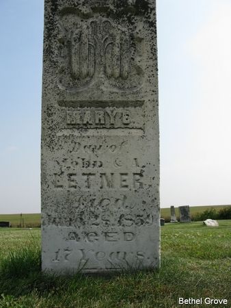 LETNER, MARY E. - Marshall County, Iowa | MARY E. LETNER 