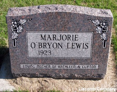 LEWIS, MARJORIE - Marshall County, Iowa | MARJORIE LEWIS 