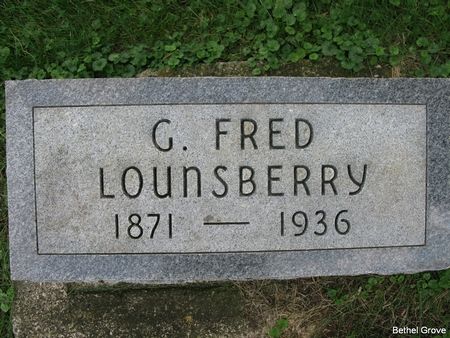 LOUNSBERRY, GEORGE FRED - Marshall County, Iowa | GEORGE FRED LOUNSBERRY 