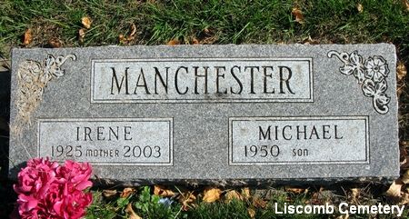 MANCHESTER, IRENE - Marshall County, Iowa | IRENE MANCHESTER 