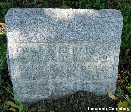 MARKER, CHARLES - Marshall County, Iowa | CHARLES MARKER 