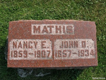 MILLER MATHIS, NANCY E. - Marshall County, Iowa | NANCY E. MILLER MATHIS 