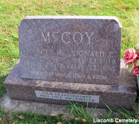 MCCOY, FRANCES M. - Marshall County, Iowa | FRANCES M. MCCOY 