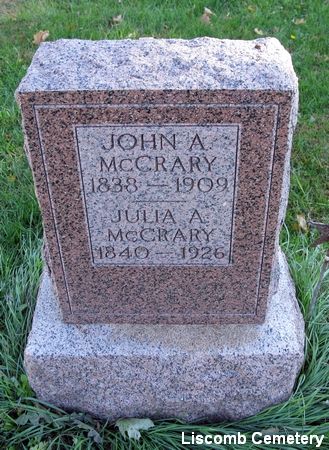 MCCRARY, JOHN A. - Marshall County, Iowa | JOHN A. MCCRARY 