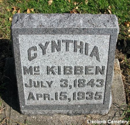 MCKIBBEN, CYNTHIA - Marshall County, Iowa | CYNTHIA MCKIBBEN 