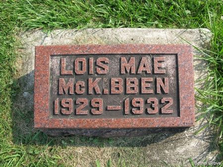 MCKIBBEN, LOIS MAE - Marshall County, Iowa | LOIS MAE MCKIBBEN 