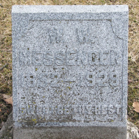 MESSENGER, WALLACE W. - Marshall County, Iowa | WALLACE W. MESSENGER 