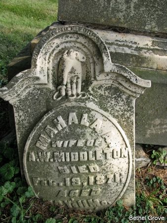 MIDDLETON, MAHALA A. - Marshall County, Iowa | MAHALA A. MIDDLETON 