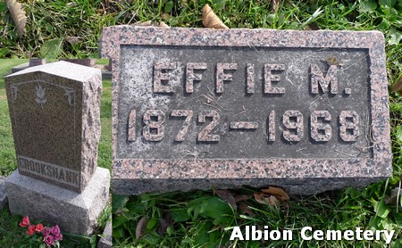 MILLIKAN, EFFIE - Marshall County, Iowa | EFFIE MILLIKAN 