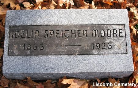 SPEICHER MOORE, IDELIA - Marshall County, Iowa | IDELIA SPEICHER MOORE 