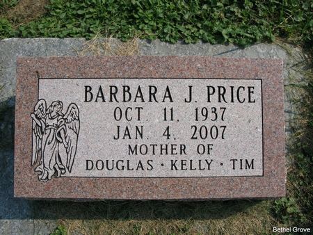 PRICE, BARBARA JOANNE - Marshall County, Iowa | BARBARA JOANNE PRICE 