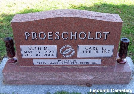 PROESCHOLDT, BETH M. - Marshall County, Iowa | BETH M. PROESCHOLDT 