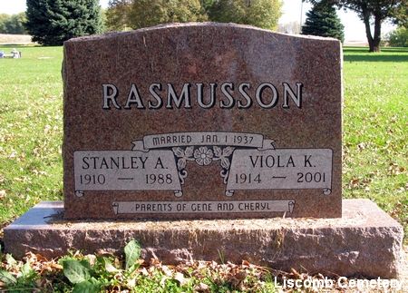 RASMUSSON, STANLEY A. - Marshall County, Iowa | STANLEY A. RASMUSSON 