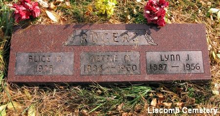 ROGERS, ALICE R. - Marshall County, Iowa | ALICE R. ROGERS 