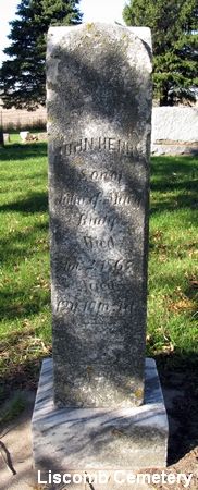 RUDY, JOHN HENRY - Marshall County, Iowa | JOHN HENRY RUDY 