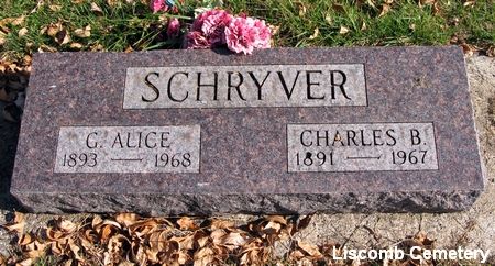 SCHRYVER, GRACE ALICE - Marshall County, Iowa | GRACE ALICE SCHRYVER 