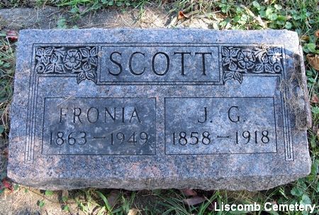 SCOTT, FRONIA - Marshall County, Iowa | FRONIA SCOTT 