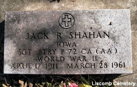SHAHAN, JACK R. - Marshall County, Iowa | JACK R. SHAHAN 