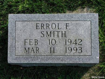SMITH, ERROL F. - Marshall County, Iowa | ERROL F. SMITH 