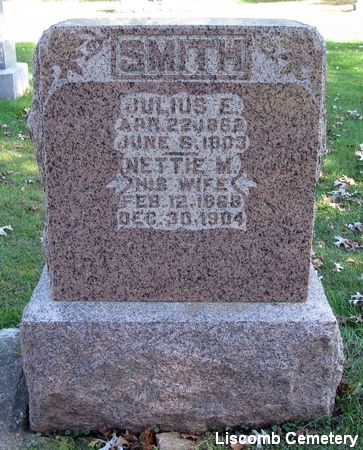 SMITH, NETTIE M - Marshall County, Iowa | NETTIE M SMITH 