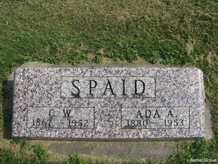 SPAID, CHARLES W. - Marshall County, Iowa | CHARLES W. SPAID 