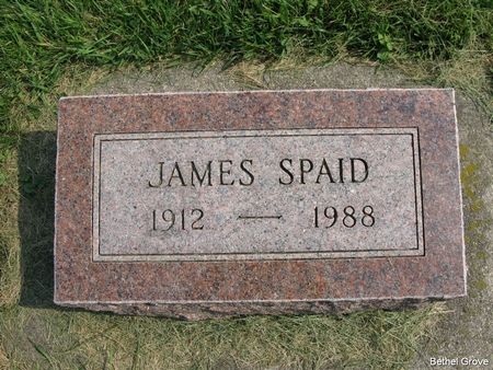SPAID, JAMES W. - Marshall County, Iowa | JAMES W. SPAID 