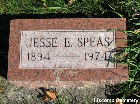 SPEAS, JESSE E. - Marshall County, Iowa | JESSE E. SPEAS 