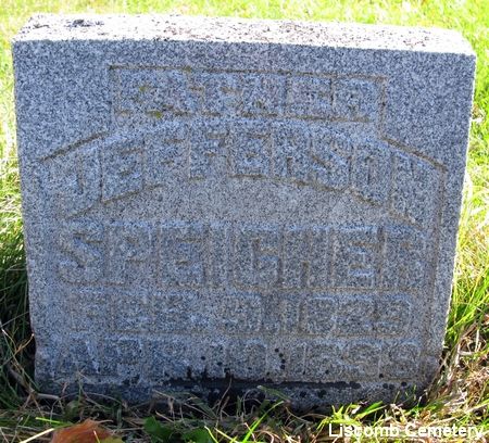 SPEICHER, JEFFERSON - Marshall County, Iowa | JEFFERSON SPEICHER 