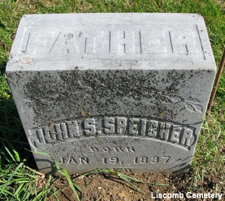SPEICHER, JOHN S. - Marshall County, Iowa | JOHN S. SPEICHER 