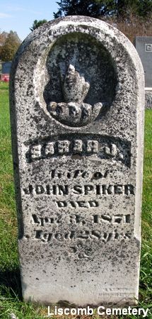 SPIKER, SARAH J. - Marshall County, Iowa | SARAH J. SPIKER 