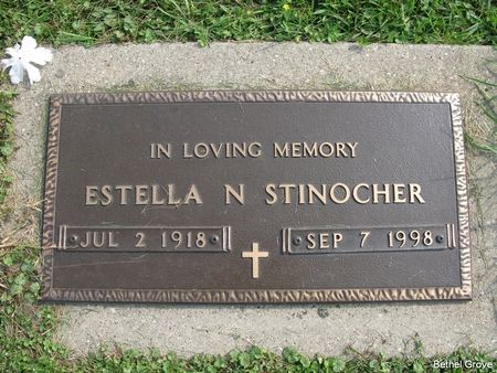 STINOCHER, ESTELLA NOVELLA WILLIAMS - Marshall County, Iowa | ESTELLA NOVELLA WILLIAMS STINOCHER 