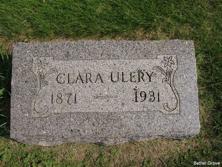 ULERY, CLARA - Marshall County, Iowa | CLARA ULERY 