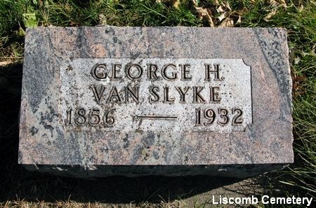 VAN SLYKE, GEORGE H. - Marshall County, Iowa | GEORGE H. VAN SLYKE 