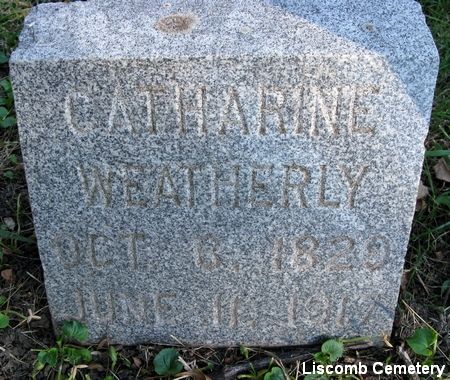 HAUSER WEATHERLY, CATHARINE - Marshall County, Iowa | CATHARINE HAUSER WEATHERLY 