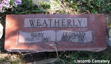 WEATHERLY, RUBY - Marshall County, Iowa | RUBY WEATHERLY 
