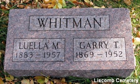 WHITMAN, GARRY T. - Marshall County, Iowa | GARRY T. WHITMAN 