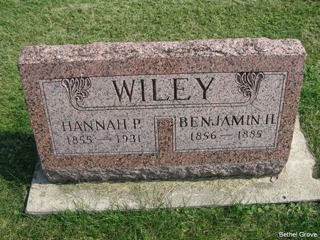 WILEY, HANNAH P. - Marshall County, Iowa | HANNAH P. WILEY 