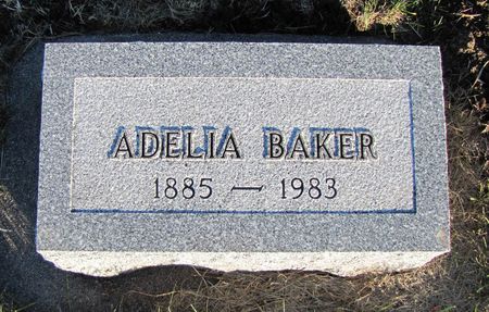 BAKER, ADELIA - Mills County, Iowa | ADELIA BAKER 