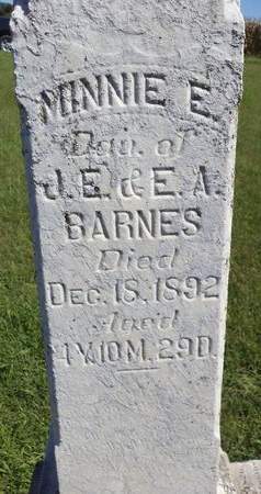 BARNES, MINNIE E - Mills County, Iowa | MINNIE E BARNES 