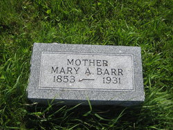 BARR, MARY A - Mills County, Iowa | MARY A BARR 