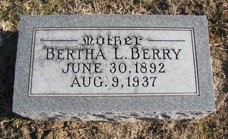 BERRY, BERTHA L - Mills County, Iowa | BERTHA L BERRY 