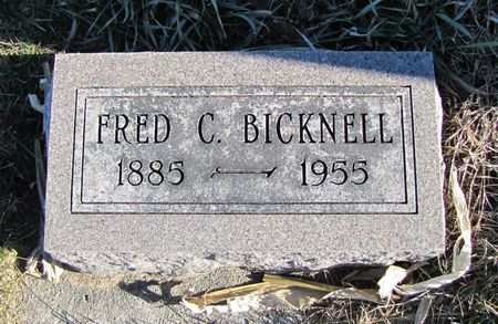 BICKNELL, FRED C - Mills County, Iowa | FRED C BICKNELL 
